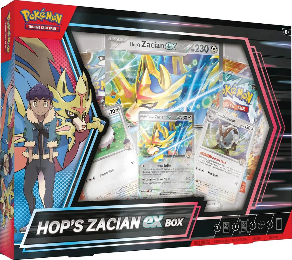 Pokemon - Hop’s Zacian ex Box